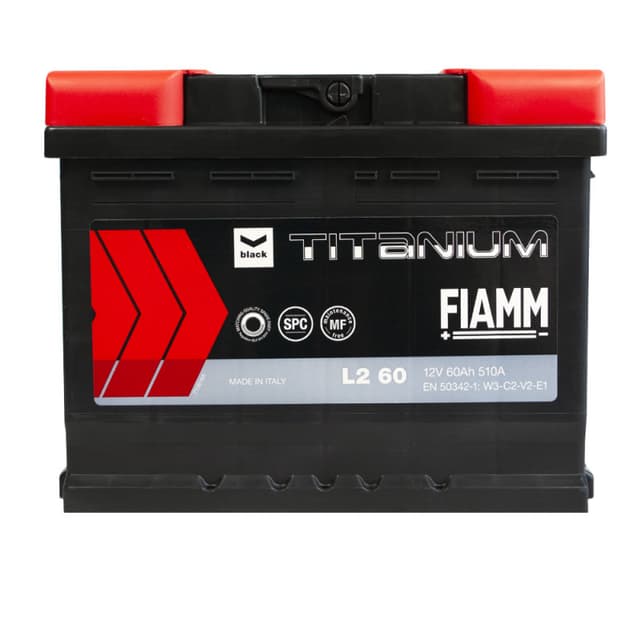FIAMM Titanium 60Ah 510A 12V R+ (175x190x242)