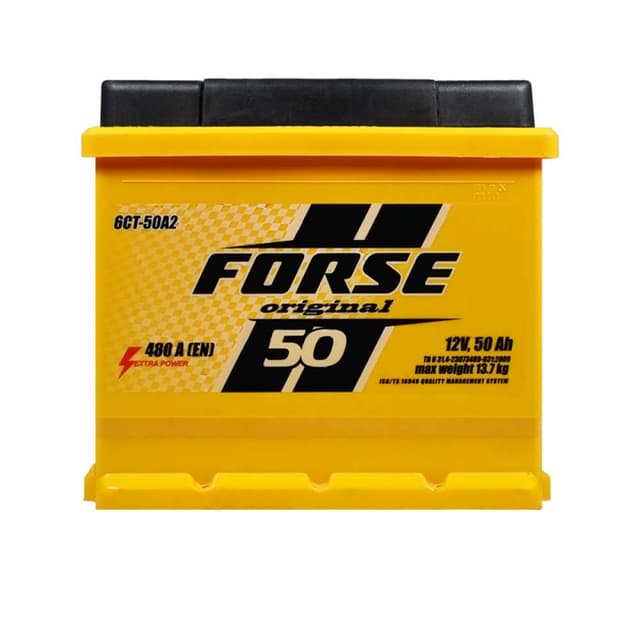 Forse  50Ah 480A 12V R+ (175x190x207)