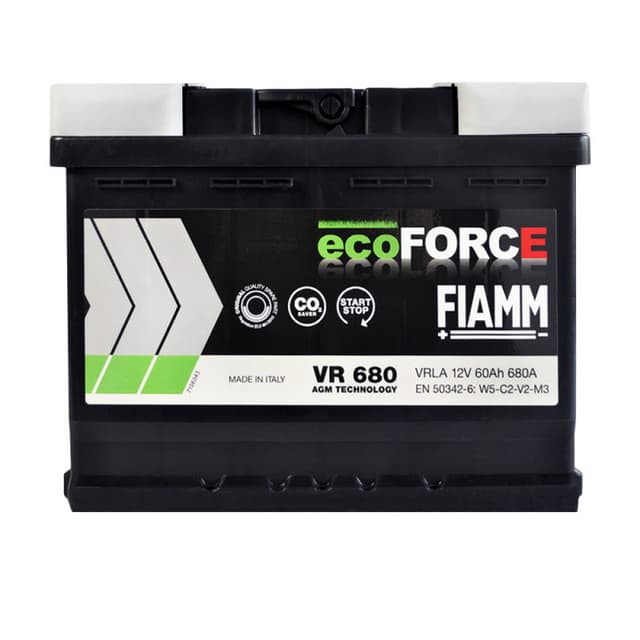 FIAMM VR680 60Ah 680A 12V R+ AGM (175x190x242)