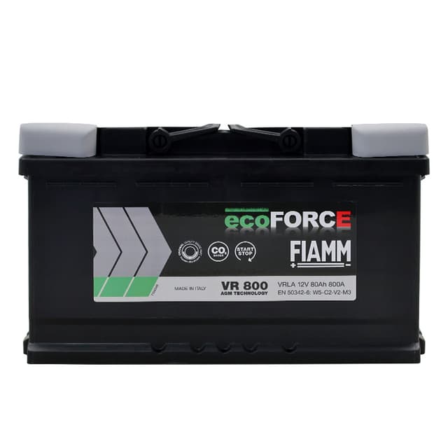 FIAMM VR800 80Ah 800A 12V R+ AGM (175x190x315)