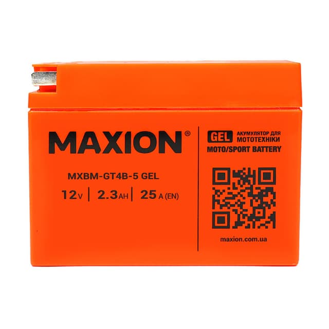 MAXION MXBM-GT4B-5 GEL 2Ah 25A 12V R+