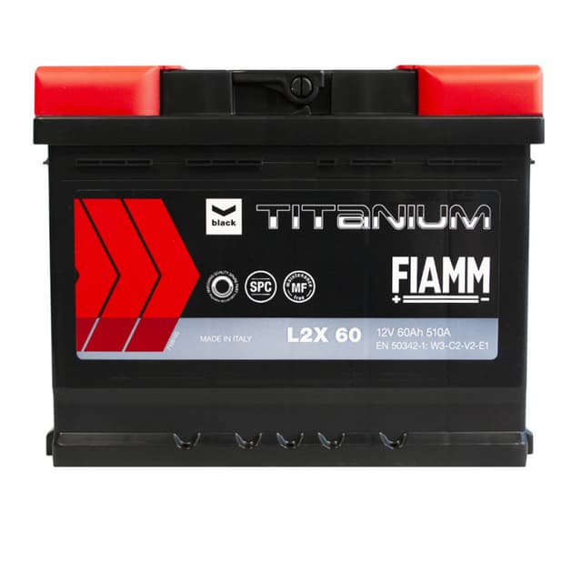 FIAMM Titanium 60Ah 510A 12V L+ (175x190x242)