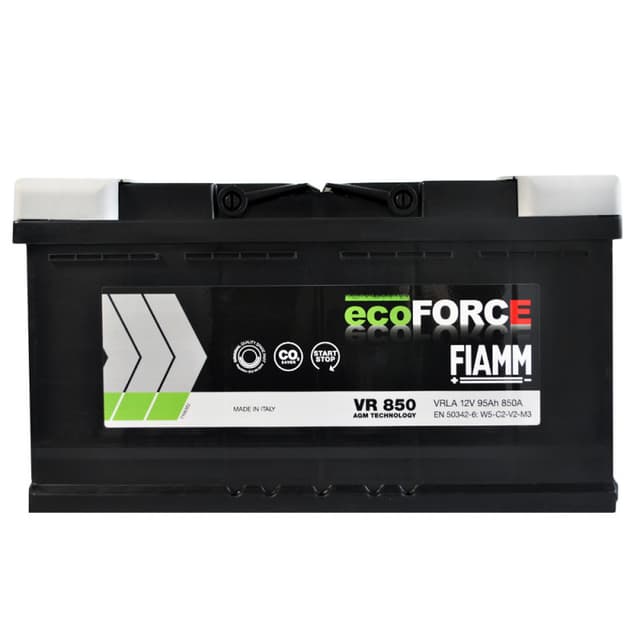 FIAMM Ecoforce AGM  VR850 95Ah 850A 12V R+ AGM (175x190x353)