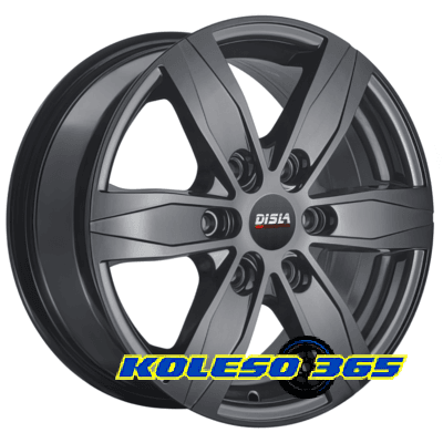 Disla Vanline 6 7x16 6x130 ET55 DIA84.1 Black