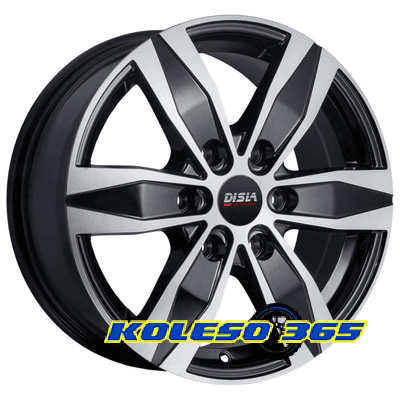 Disla Vanline 6 7x16 6x139.7 ET50 DIA93.1 Black Diamond (Черный глянцевый)