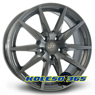 JT 1569 8x18 5x114.3 ET40 DIA73.1 Dark Gun Gray Polish (Темно-мраморная крошка с полированной лицевой частью)