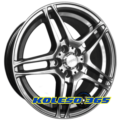 Lawu SL-540 5.5x13 4x114.3 ET35 DIA67.1 Hyper black (Насыщенный черный, иногда темно-серебристый)