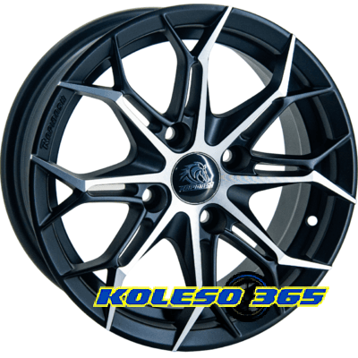 GT RD-M001 6x14 4x108 ET24 DIA65.1 Metall Cutting Black (Матовый черный с полировкой)