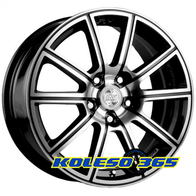 Racing Wheels H-423 7x16 4x108 ET40 DIA67.1 Black full polished