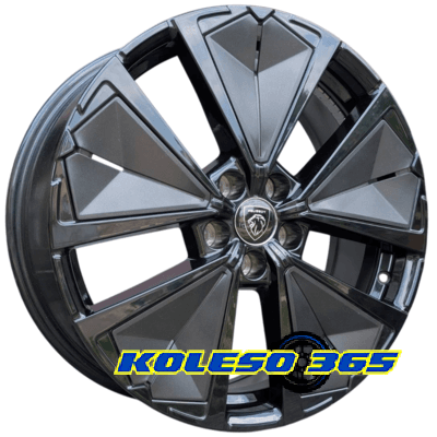 Peugeot OEM 98458370XY 7.5x19 5x108 ET46 DIA65.1 Black