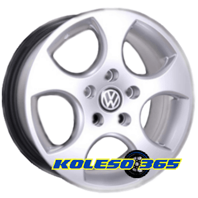 Replica Volkswagen A-R163 7x17 5x100 ET40 DIA57.1 Silver (Серебро)
