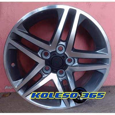 ZD 571 8x17 5x120 ET48 DIA72.6 Gun metal full polish (Темно-серый с полированным ободом)