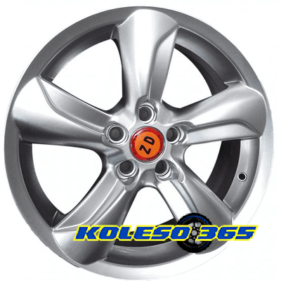 ZD 769 7x16 5x100 ET38 DIA63.4 Hyper Silver (Cупер серебро)