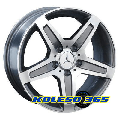 ZD S296 9.5x19 5x130 ET50 DIA84.1 Gun metal full polish (Темно-серый с полированным ободом)