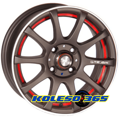 Zorat Wheels 355 5.5x13 4x98 ET25 DIA58.6 Black with Lip Polished (Черный с полированным ободом)