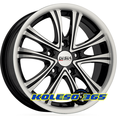 Disla Evolution 6.5x15 5x108 ET35 DIA67.1 Black Diamond (Черный глянцевый)