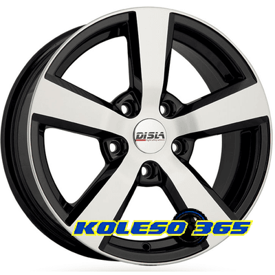Disla Formula 6.5x15 5x112 ET35 DIA57.1 Black Diamond (Черный глянцевый)