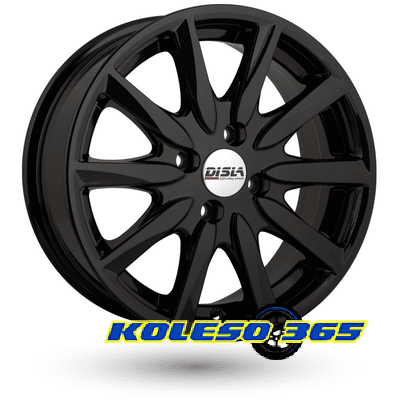 Disla Raptor 6.5x15 4x108 ET25 DIA65.1 Black