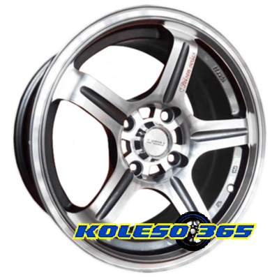 Lawu LW-228 7x15 4x108 ET35 DIA67.1 Графитовый полированный